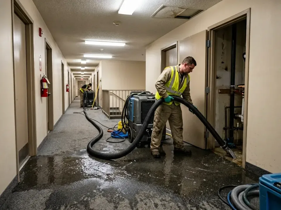 multi-unit-apartment-hallway-f-005 — frequently asked questions, Emergency Burst Pipe Water Extraction & Removal in Wilkesbo…